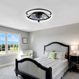 Sorello 20-Inch Low Profile Ceiling Fan With Dimmable Light