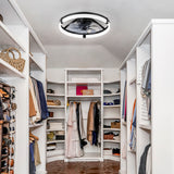 Sorello 20-Inch Low Profile Ceiling Fan With Dimmable Light