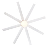 Annette 65 in. Integrated LED Indoor Gold Black-Blade Ceiling Fans with Light and Remote Control