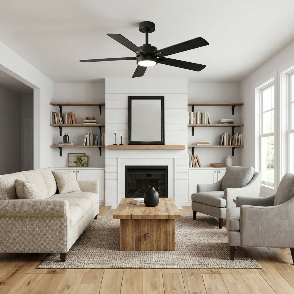 Charlie 52-Inch Smart Ceiling Fan With Light
