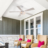 Savelle 42/52-Inch 5-Blade Ceiling Fan With Light & Remote