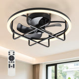 Marora 20-Inch Black Ceiling Fan With Light