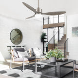 Aervon 52-Inch 3-Blade Ceiling Fan With Light