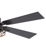 Savelle 42/52-Inch 5-Blade Ceiling Fan With Light & Remote