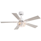 Savelle 42/52-Inch 5-Blade Ceiling Fan With Light & Remote