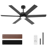 Lumora 60 Inch Ceiling Fan With Light and Remote