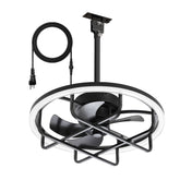 Nelis 20-Inch Outdoor Caged Ceiling Fan With Light