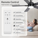 Charlie 42/52 Inch Ceiling Fan with Light & Remote