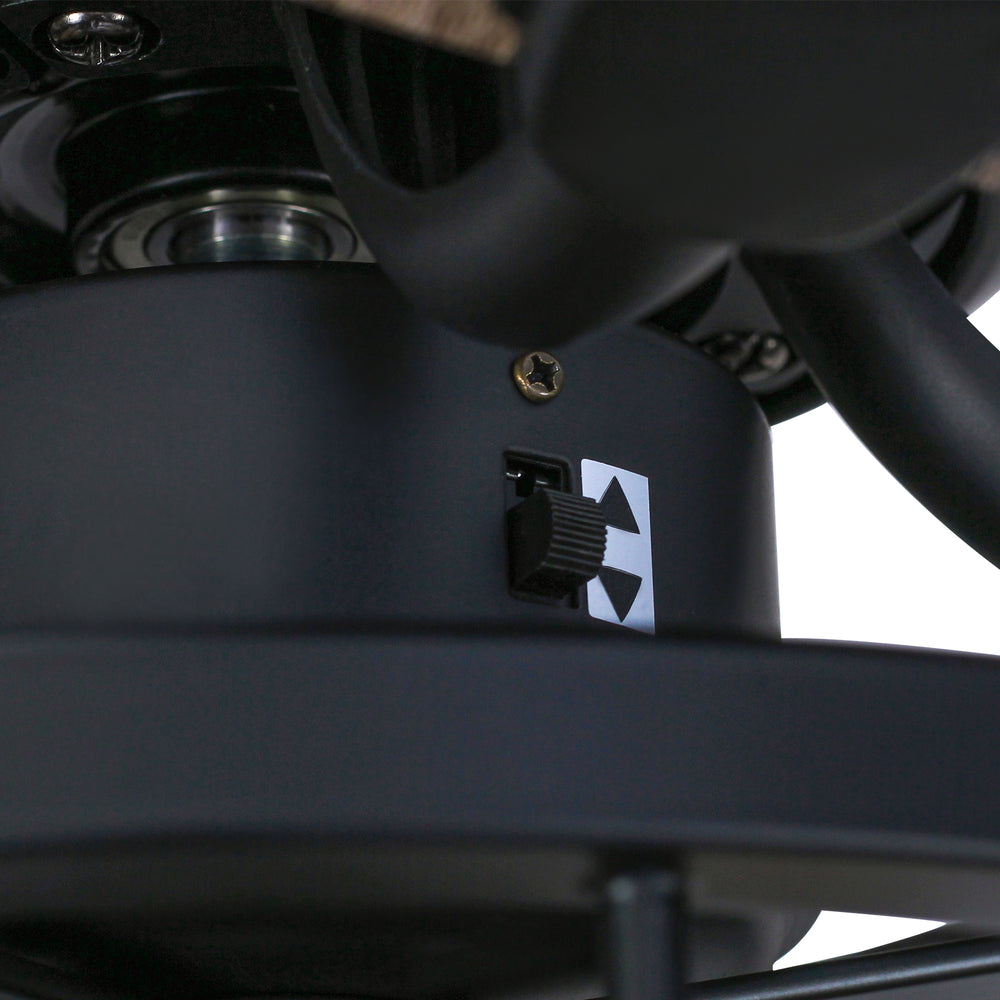 52 Inch 5-Blade Flush Ceiling fan with Light Kit and Remote Control Included