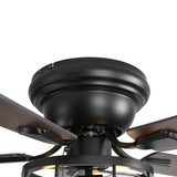 Brivane 52" Hugger Ceiling Fan With Light & Pull Chain