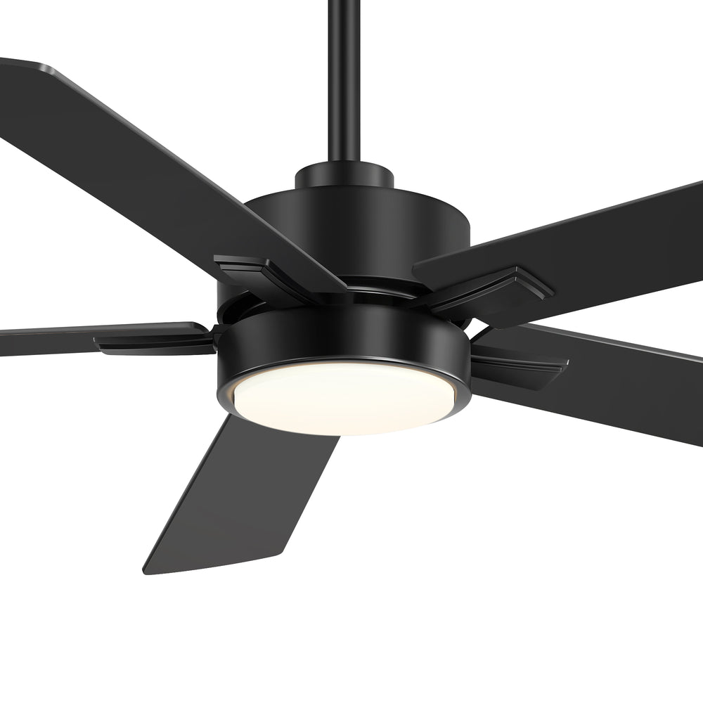 52-in Integrated LED Indoor Ceiling Fans with Light and Remote Control Included