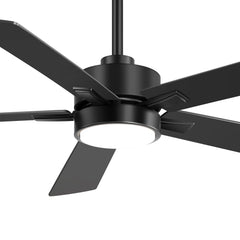 52-in Integrated LED Indoor Ceiling Fans with Light and Remote Control Included