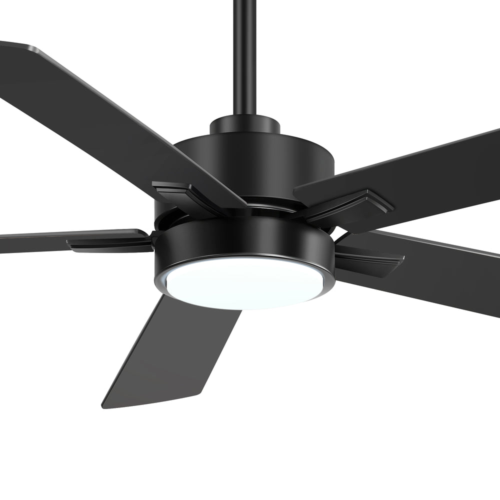 52-in Integrated LED Indoor Ceiling Fans with Light and Remote Control Included