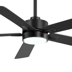 52-in Integrated LED Indoor Ceiling Fans with Light and Remote Control Included