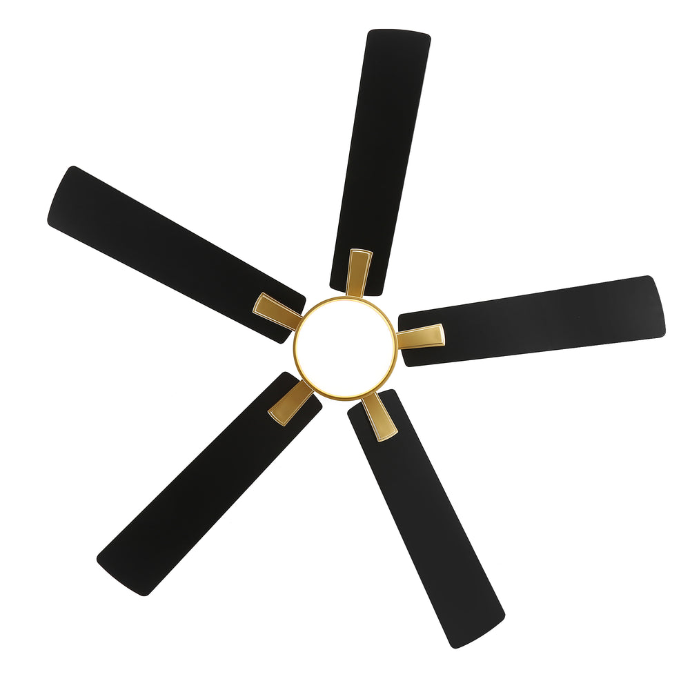 52-in Integrated LED Indoor Ceiling Fans with Light and Remote Control Included