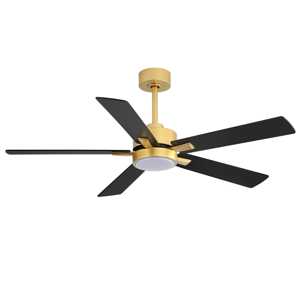 52-in Integrated LED Indoor Ceiling Fans with Light and Remote Control Included