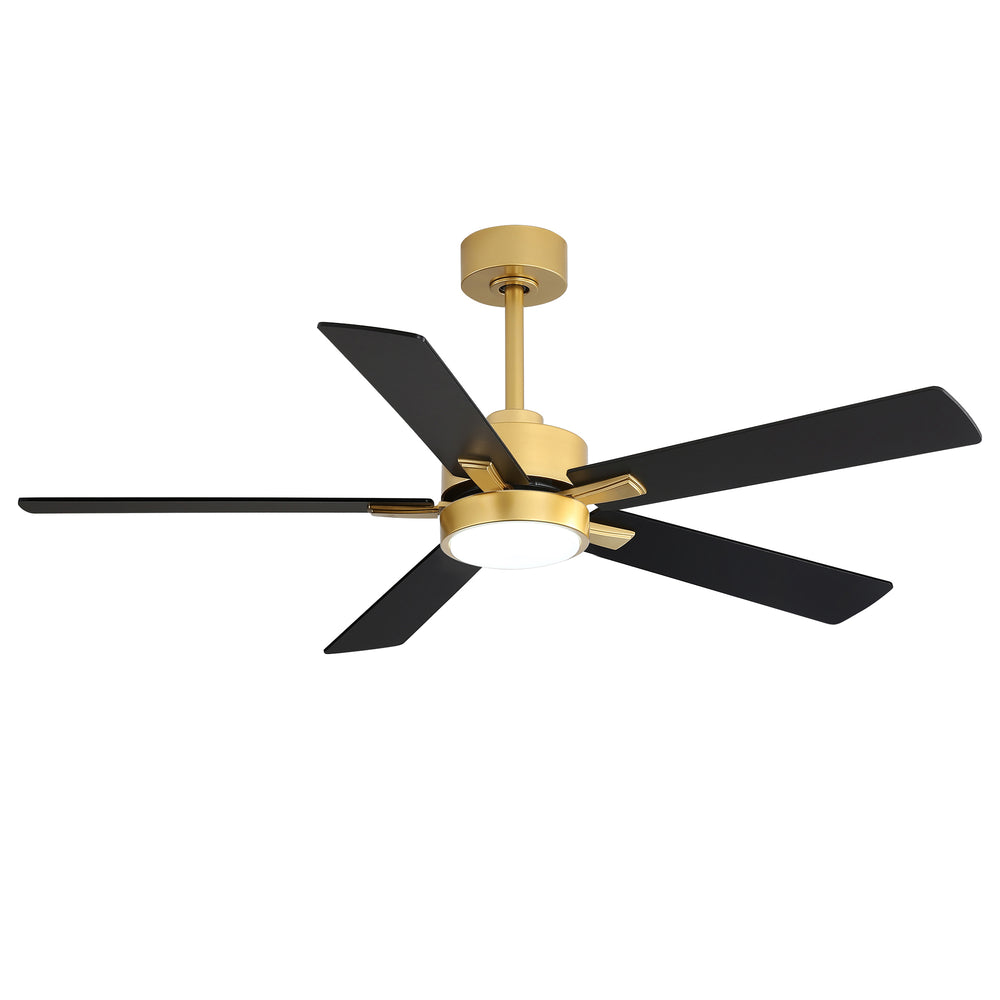 52-in Integrated LED Indoor Ceiling Fans with Light and Remote Control Included