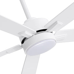 52-in Integrated LED Indoor Ceiling Fans with Light and Remote Control Included