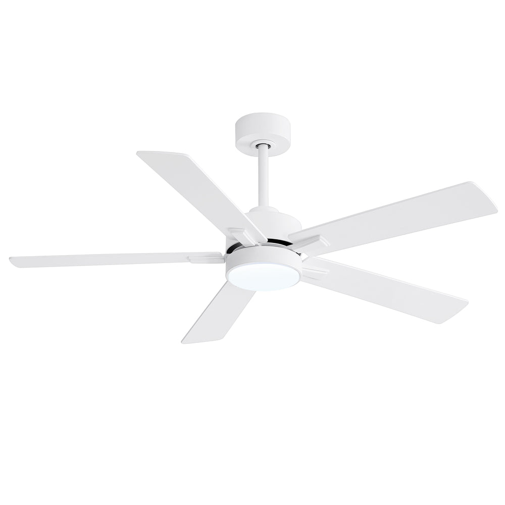 52-in Integrated LED Indoor Ceiling Fans with Light and Remote Control Included