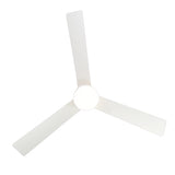 Nivon 52-Inch 3-Blade Flush Mount Ceiling Fan With Light