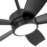 Oakora 52-Inch 5-Blade LED Ceiling Fan With Light