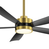 Oakora 52-Inch 5-Blade LED Ceiling Fan With Light