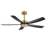 Oakora 52-Inch 5-Blade LED Ceiling Fan With Light