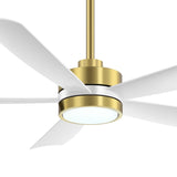 Oakora 52-Inch 5-Blade LED Ceiling Fan With Light