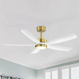 Oakora 52-Inch 5-Blade LED Ceiling Fan With Light