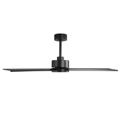 52 inch Ceiling Fans with Lights, 5-Blade Ceiling Fan with Remote Control, Quiet Reversible DC Motor, Timer, 6-Speed, Easy Install, Industrial Ceiling Fan for Porch Living Room