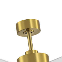 52 inch Ceiling Fans with Lights, 5-Blade Ceiling Fan with Remote Control, Quiet Reversible DC Motor, Timer, 6-Speed, Easy Install, Industrial Ceiling Fan for Porch Living Room