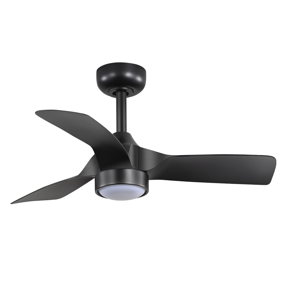 32-inch LED Ceiling Fan with Light Kit and Remote(3-Blade)