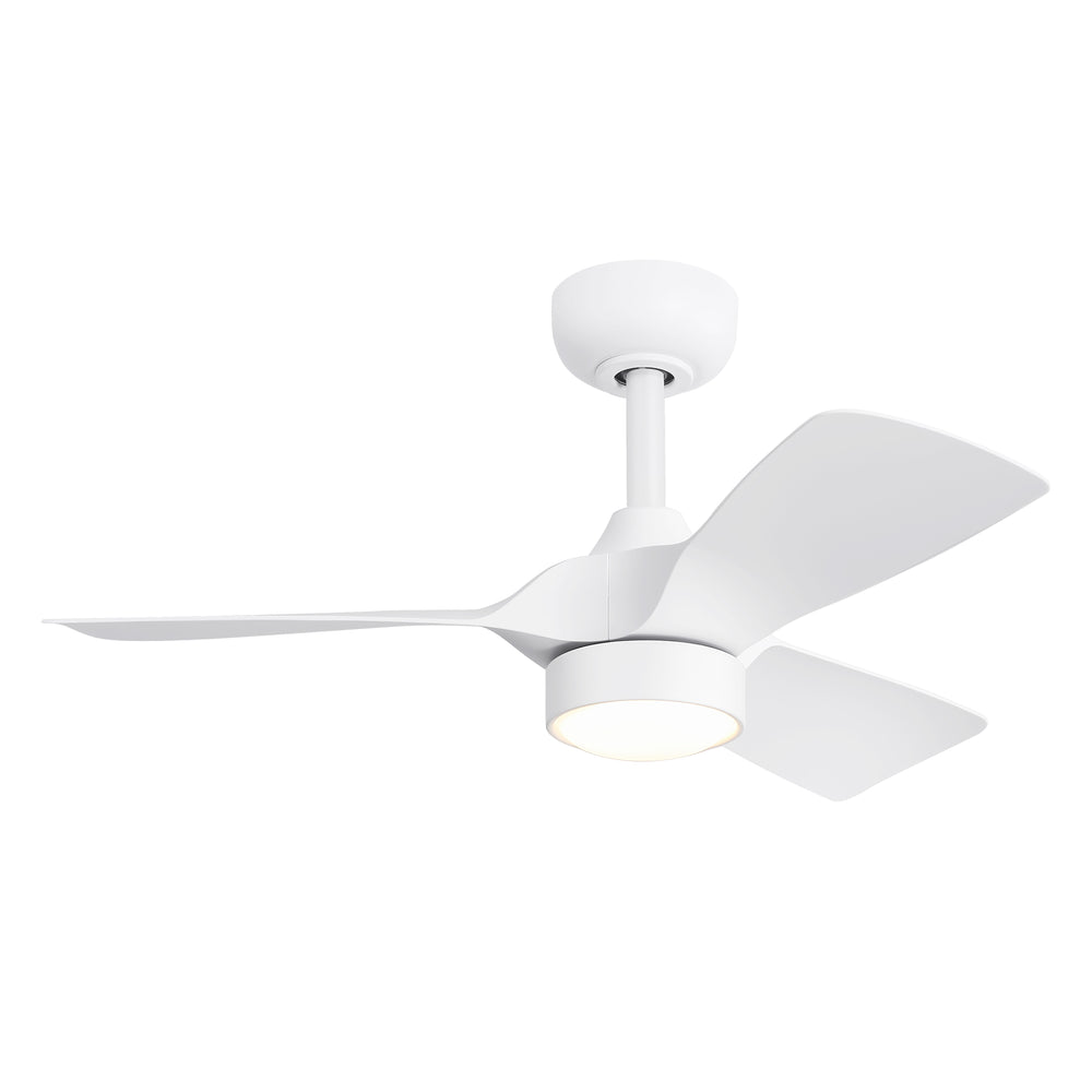 32-inch LED Ceiling Fan with Light Kit and Remote(3-Blade)