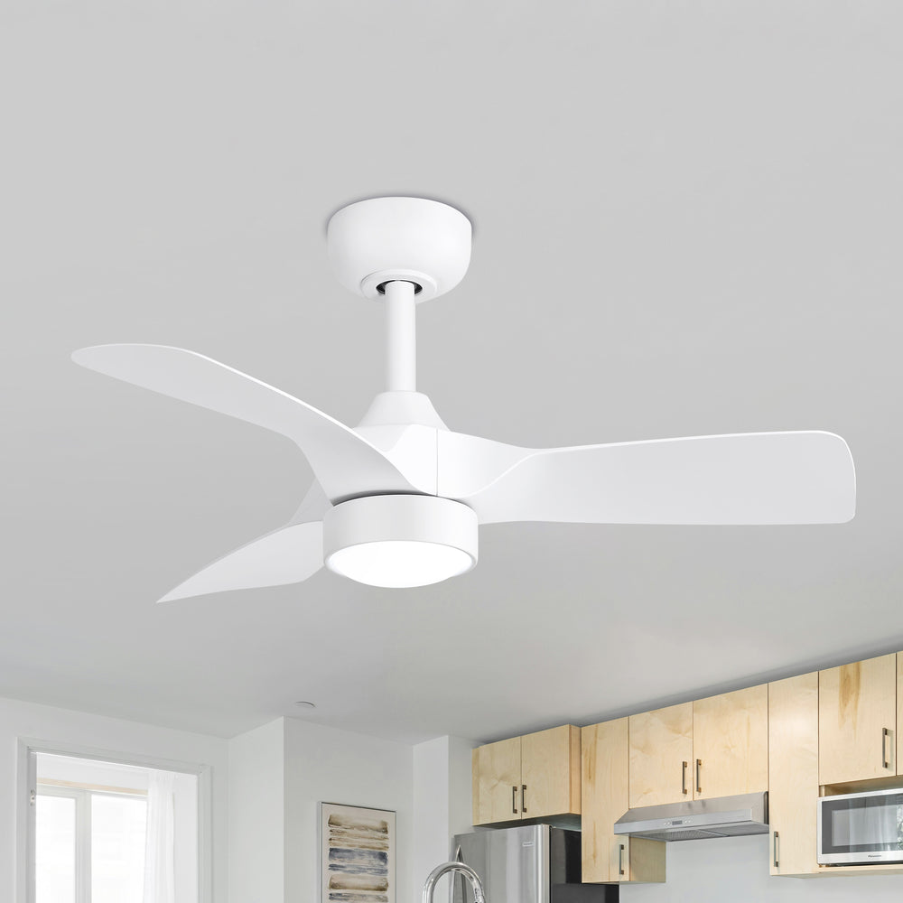 32-inch LED Ceiling Fan with Light Kit and Remote(3-Blade)