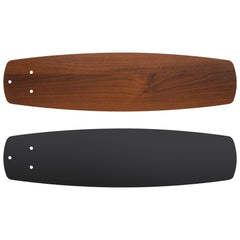 52-inch Industrial 5-Blade Black Ceiling Fan with Light Kit, Remote Control, Reversible Wood Blades, 6-Speed DC Motor, 5" & 10" Downrod