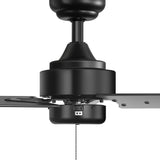 Vesora 52" 3-Blade Ceiling Fan Without Light & Pull Chain