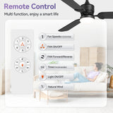Caselle 42" 3-Blade Ceiling Fan With LED Light & Remote