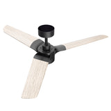 Iverora 52-Inch Black Ceiling Fan With Light and Remote