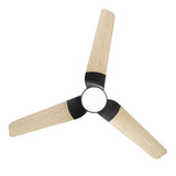 Iverora 52-Inch Black Ceiling Fan With Light and Remote