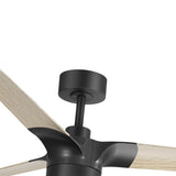 Iverora 52-Inch Black Ceiling Fan With Light and Remote