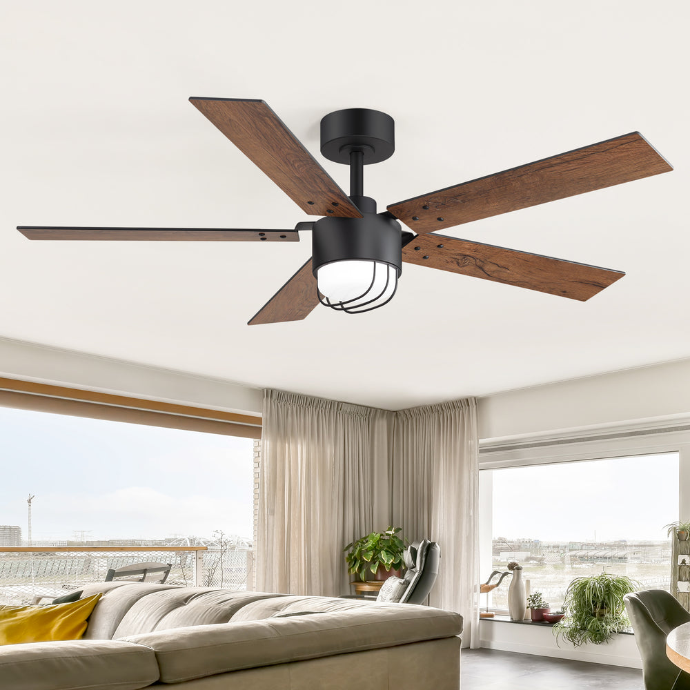 Kestora 52-Inch 5-Blade Ceiling Fan With Light & Remote