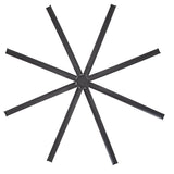 Bottom view of the AirForge 120-inch 8-blade HVLS industrial ceiling fan