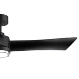 Marara 54 Inch Matte Black Ceiling Fan With Light and Remote