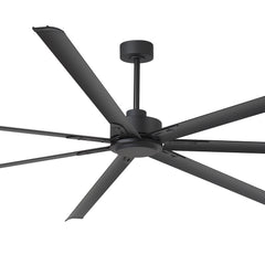 Large 96/100/108 Inch Industrial Ceiling Fan with Remote, No Light with 7/8 Aluminum Blades,DC Motor, 6 Speeds, Forward & Reverse Function-2/3 Downrods Included