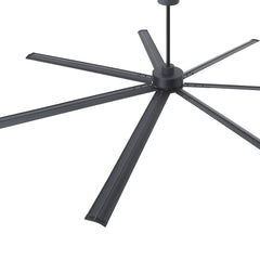 Large 96/100/108 Inch Industrial Ceiling Fan with Remote, No Light with 7/8 Aluminum Blades,DC Motor, 6 Speeds, Forward & Reverse Function-2/3 Downrods Included