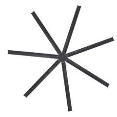 Large 96/100/108 Inch Industrial Ceiling Fan with Remote, No Light with 7/8 Aluminum Blades,DC Motor, 6 Speeds, Forward & Reverse Function-2/3 Downrods Included