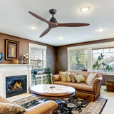 Meron 56-Inch 3-Blade Ceiling Fan With No Light