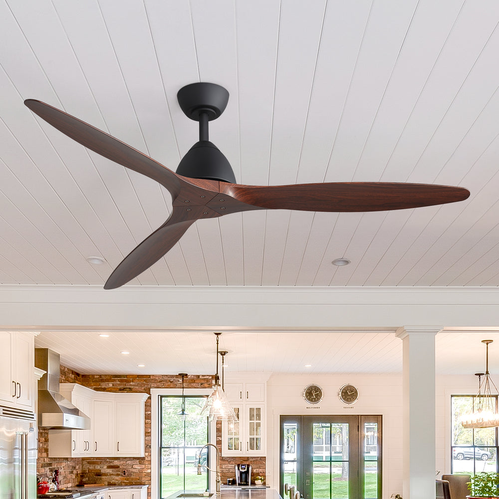 Meron 56-Inch 3-Blade Ceiling Fan With No Light