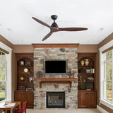 Meron 56-Inch 3-Blade Ceiling Fan With No Light