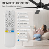 Charlie 52-Inch Smart Ceiling Fan With Light